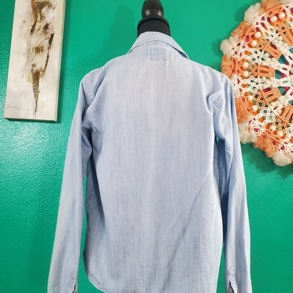 Volcom Denim Button Down, Small - Picture 5 of 8